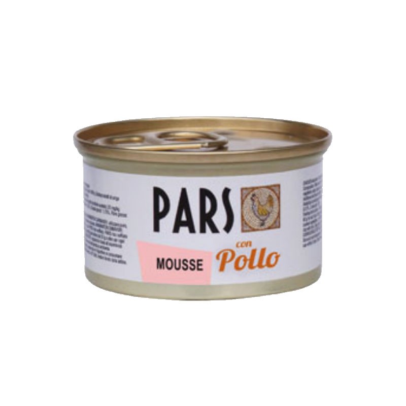 Pars Mousse con Pollo per Cani e Gatti - 85 g, 12 pezzi