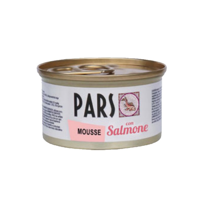 Pars Mousse con Salmone per Cani e Gatti - 85 g, 12 pezzi