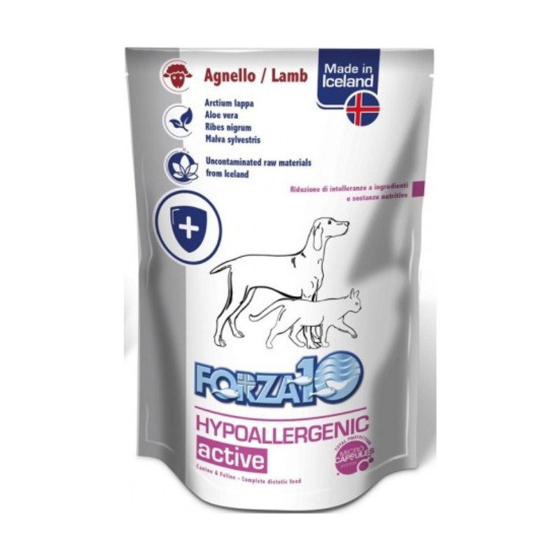 Forza10 Hypoallergenic Actiwet con Agnello per Cani e Gatti - 100 g, 12 pezzi