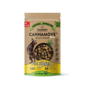 Sparrow Pet CannaMove Forte Snack al Pollo con CBD per Cani