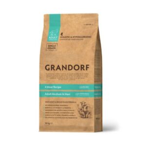 Grandorf Adult 4 Carni Adult Medium e Maxi per Cani