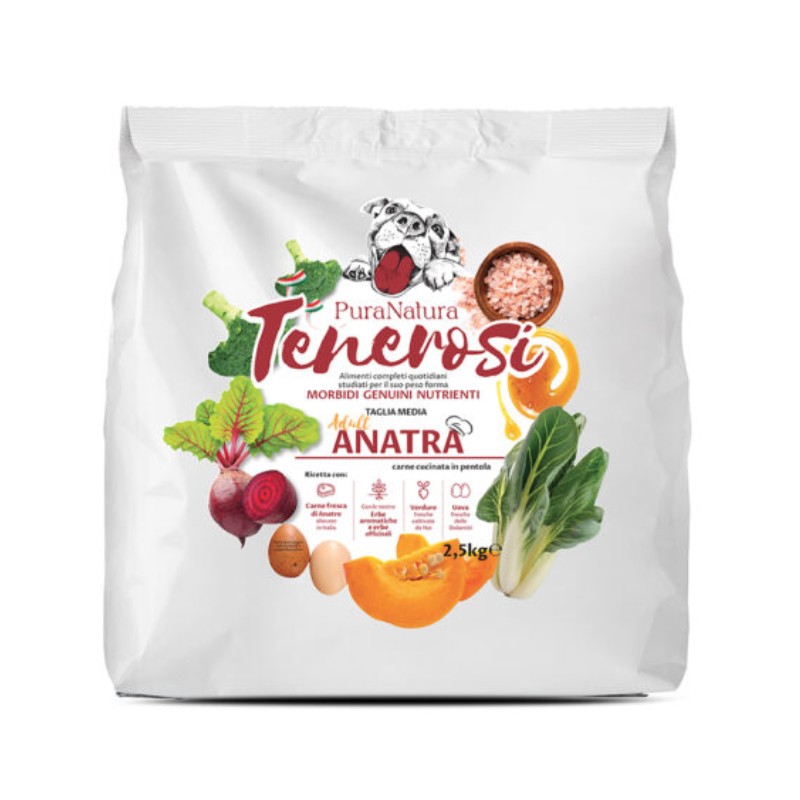 Image of Pura Natura Tenerosi Adult Anatra per Cani - 2.5 Kg062