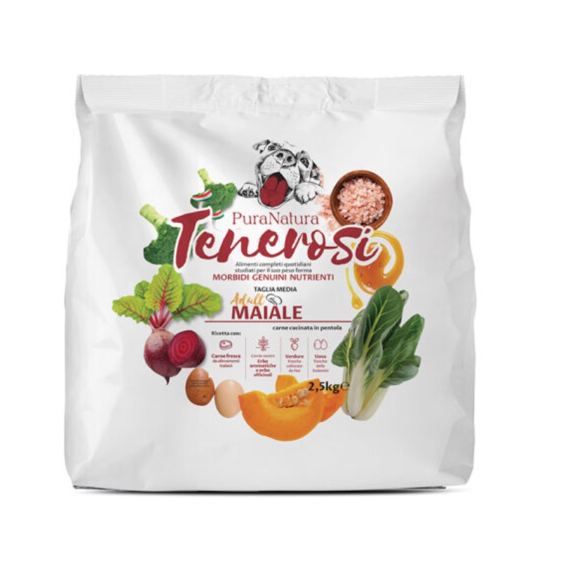 Pura Natura Tenerosi Adult Maiale per Cani - 2.5 Kg