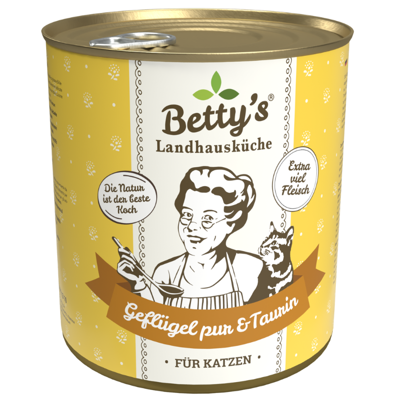Betty's Landhausküche Pollo Umido per Gatti - 800 g