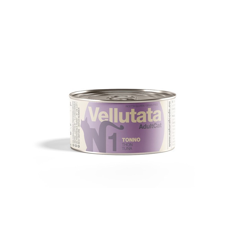Natural Code Vellutata Tonno per Gatti 85gr - 85 g, 12 pezzi