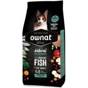Ownat Cat Ultra Ageing con Pesce per Gatti