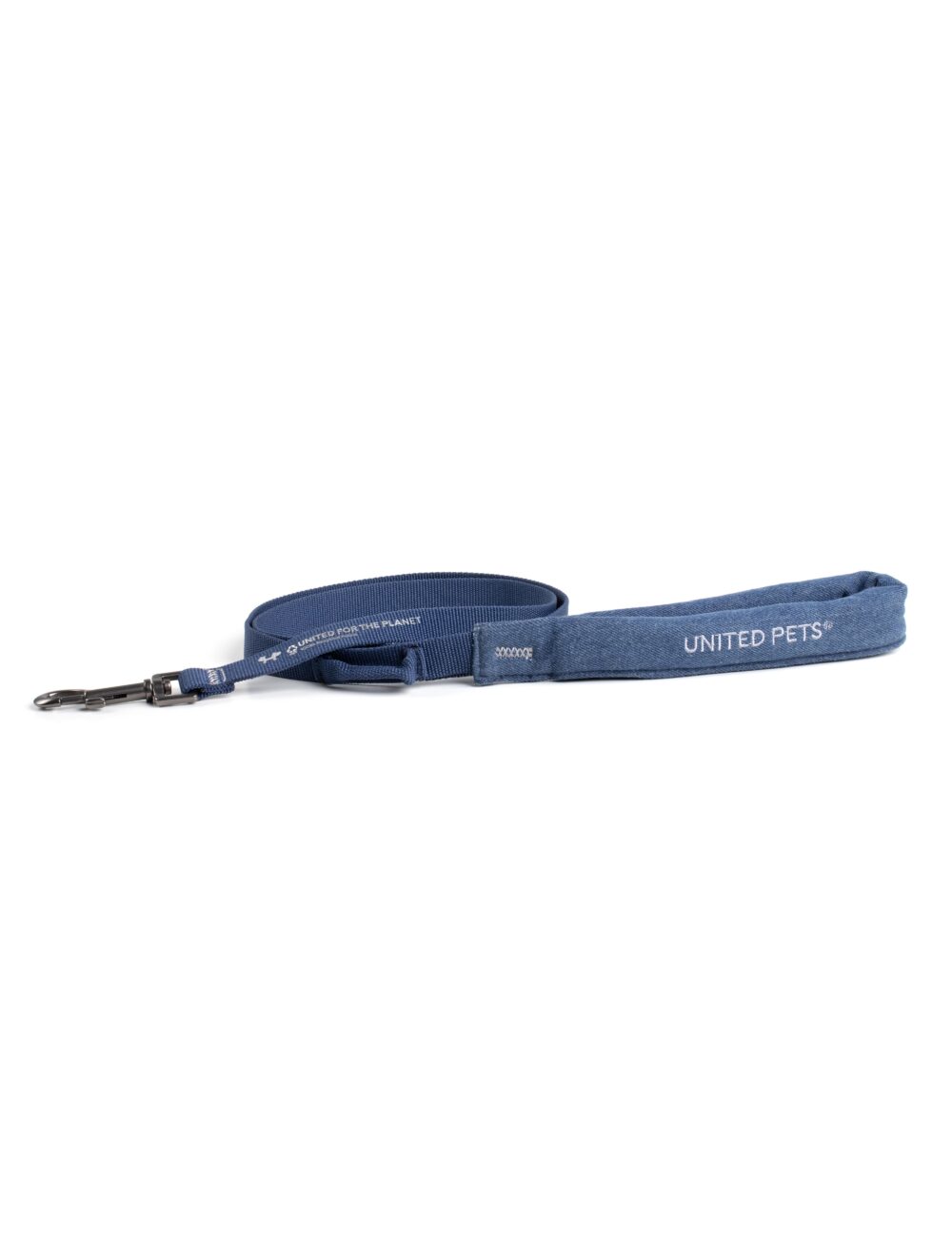 United Pets CityLife Guinzaglio con Maniglia Imbottita Blu Jeans - S