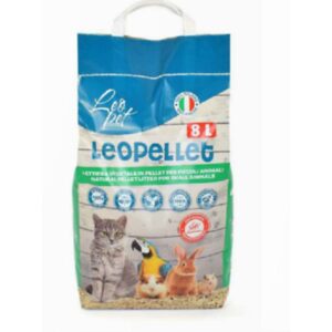 Leopet Lettiera Vegetale di Legno vergine in Pellet