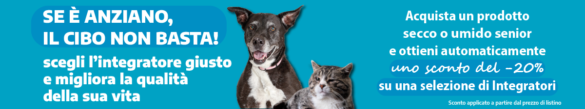 Promo Cane e Gatto Senior