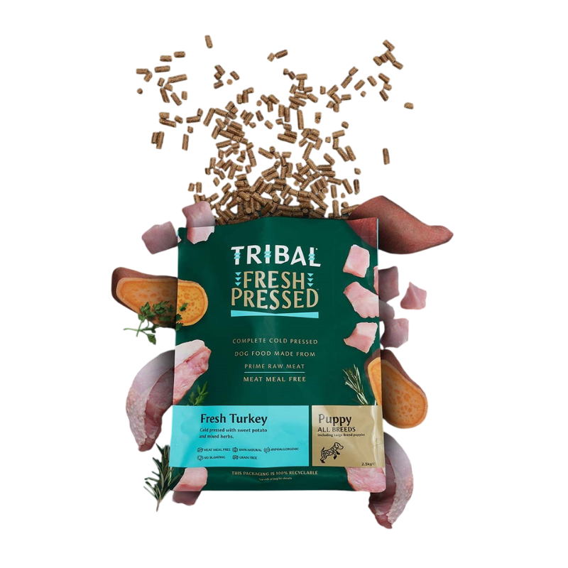 Tribal Fresh Pressed al Tacchino per Cuccioli - 5 Kg