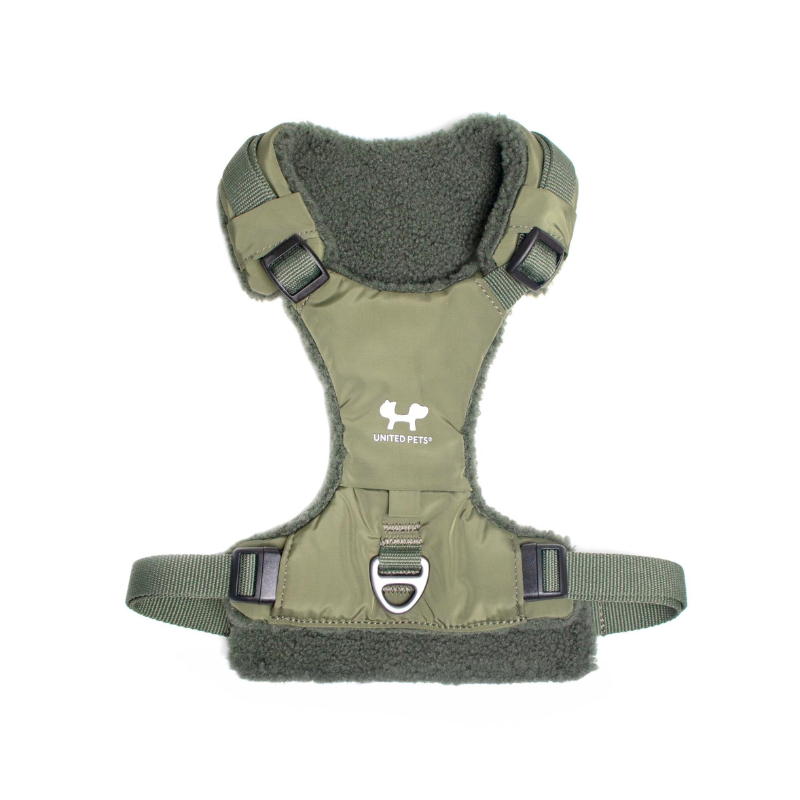 United Pets CityLife Pettorina H Imbottita Verde - XS