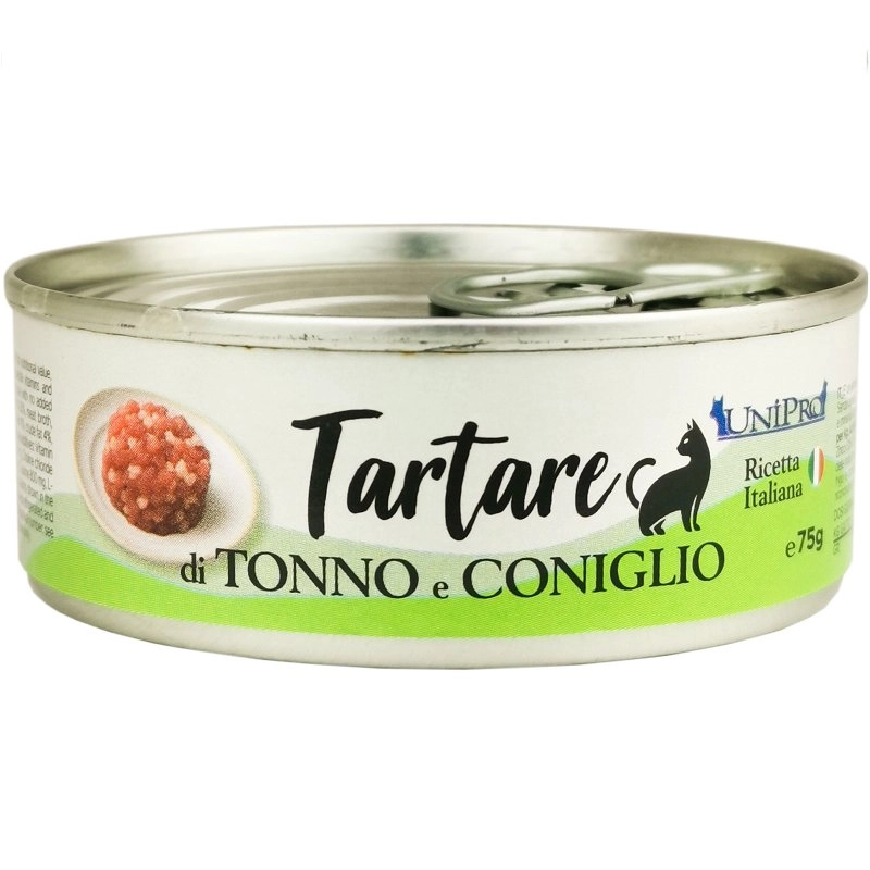 Unipro Tartare di Tonno e Coniglio - 75 g, Singola