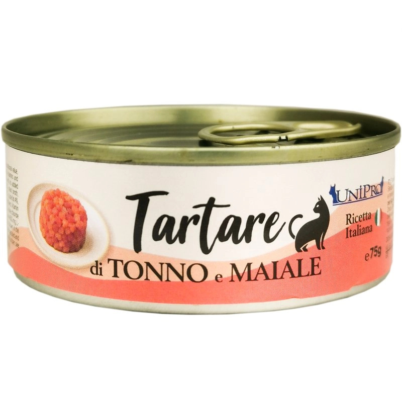 Unipro Tartare di Tonno e Maiale - 75 g, Singola