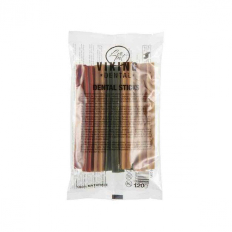 Leopet Viking Dental Stick Gusti Assortiti – 120 g, S