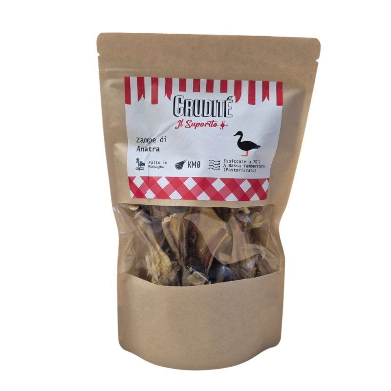 Crudité Zampe di Anatra Essiccati - 200 g