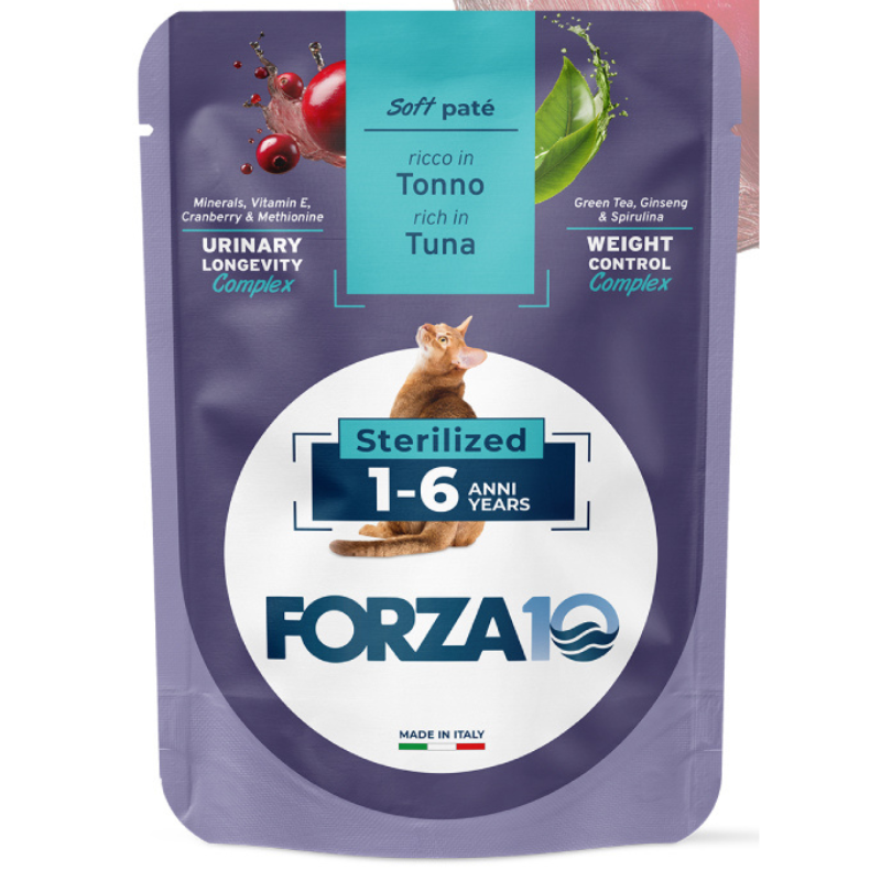Forza10 Botanic Urinary Adult Sterilized al Tonno - 80 g, 12 pezzi img