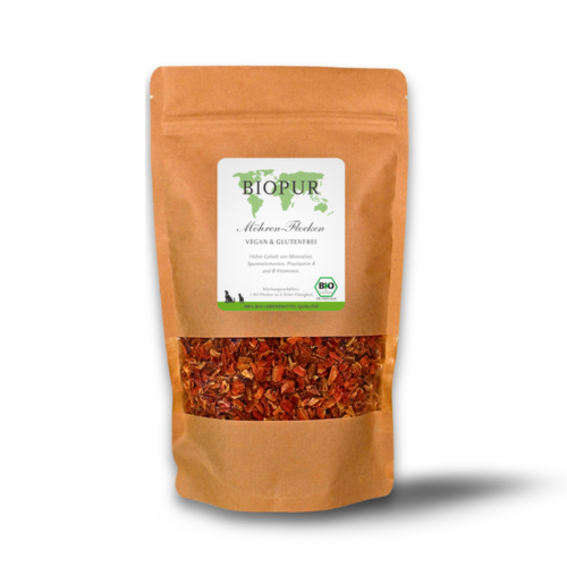 Biopur Fiocchi di Carote per Cani e Gatti - 1.2 Kg img